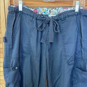 Koi Charcoal Gray Cargo Scrubs